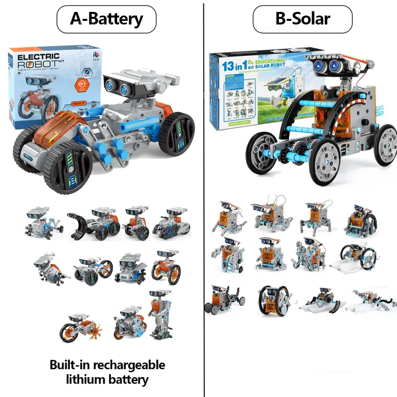 12-in-1 STEM Robot Building Kit 5