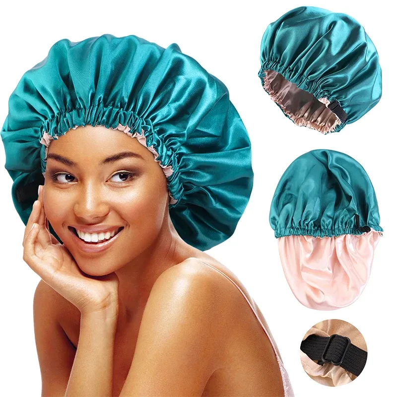 Satin Bonnet for Sleeping - Double Layer 1
