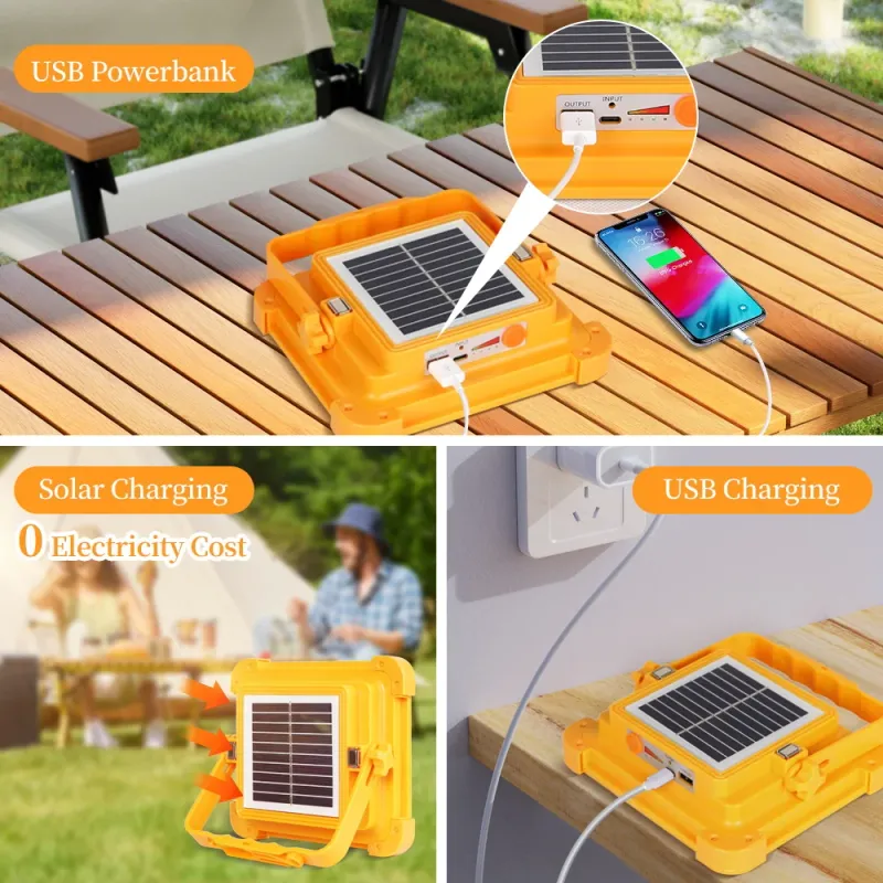 Solar LED Camping Lantern & Power Bank 2