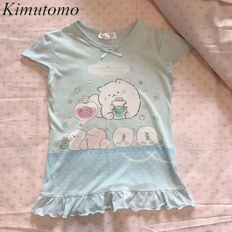 Japanese Petite Butterfly Print Top 1