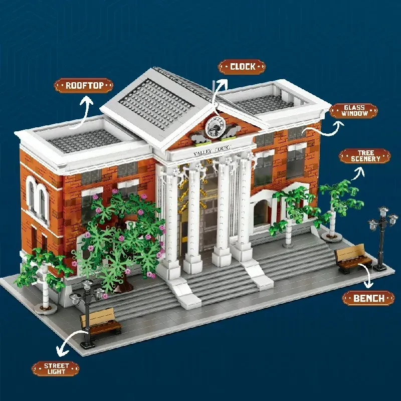 Movie Valley Court Modular Building Blocks (4269PCS) 3