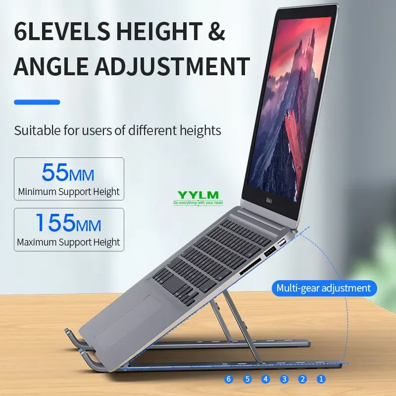 YYLM N3 Aluminum Foldable Laptop Stand 2