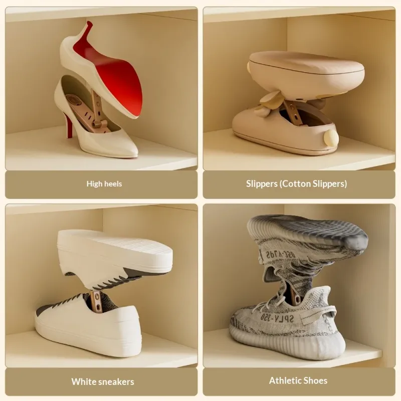 Stackable Shoe Stacker with Aroma Box 4