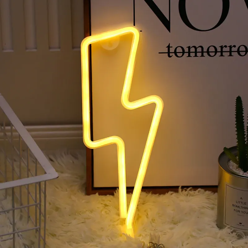 Lightning LED Neon Light - USB/Battery Powered 1