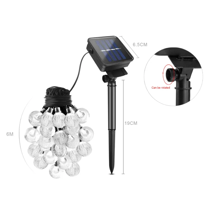 Solar Crystal Globe Fairy Lights 2