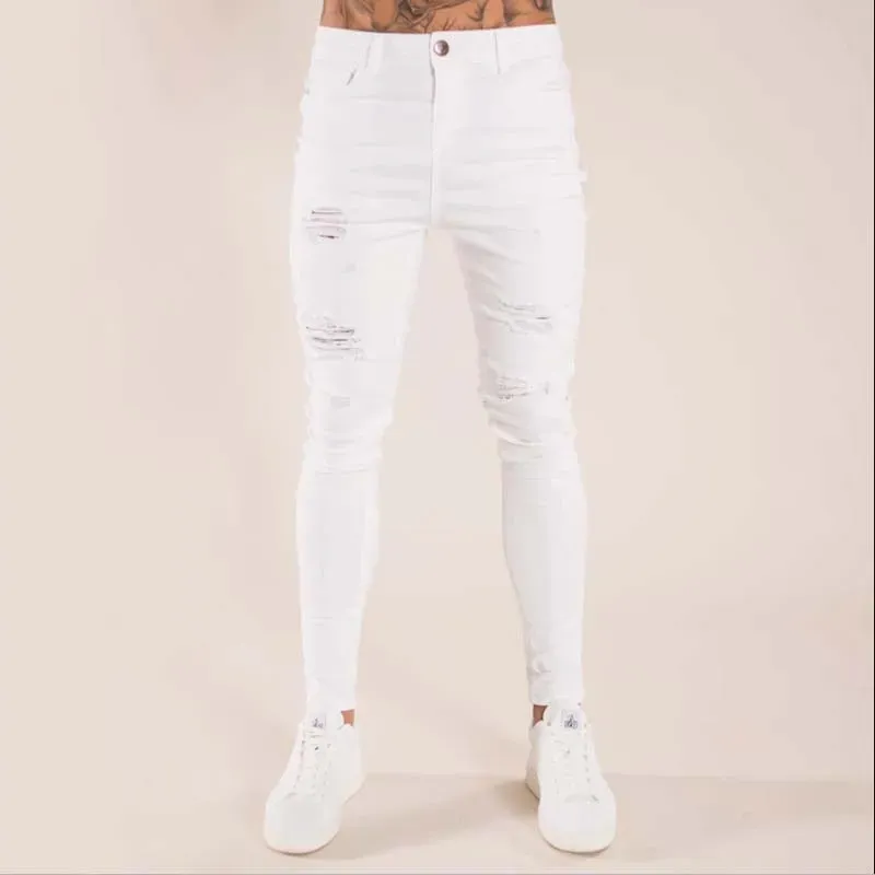 Ripped Skinny Streetwear Jeans for Men 2