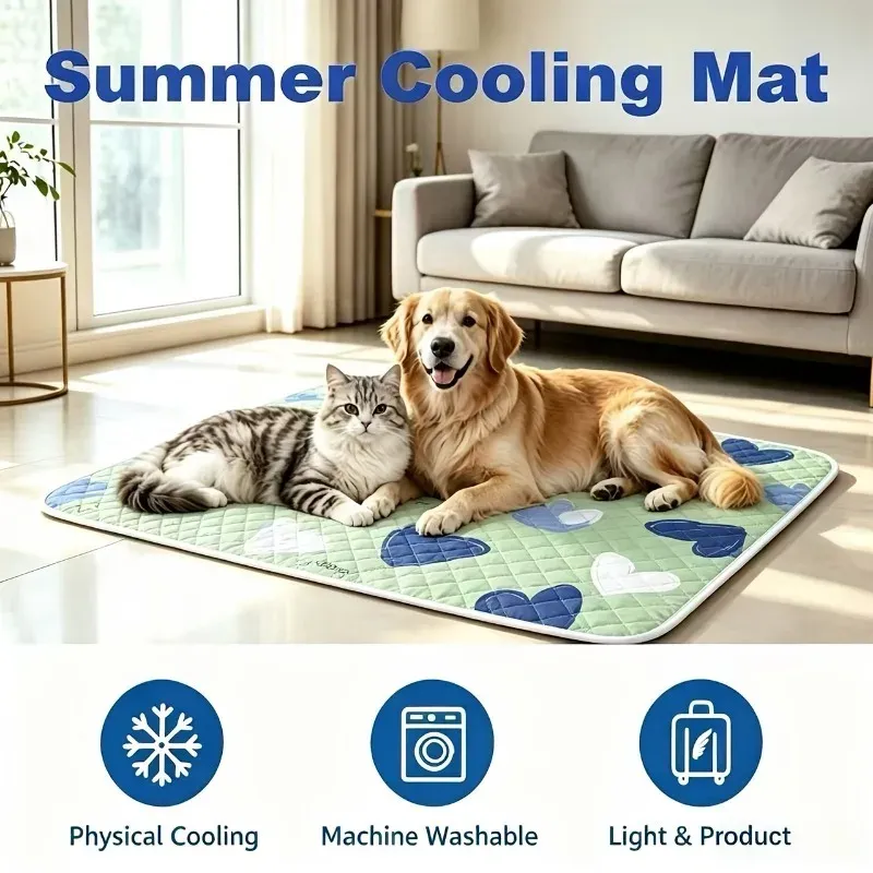 Extra Large Cooling Dog Mat - Breathable Pet Bed 1