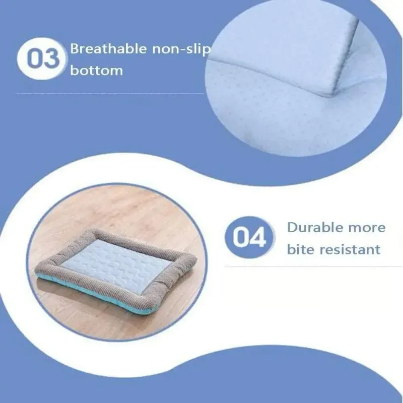 Pet Cooling Pad Bed - Ice Silk Mat 4
