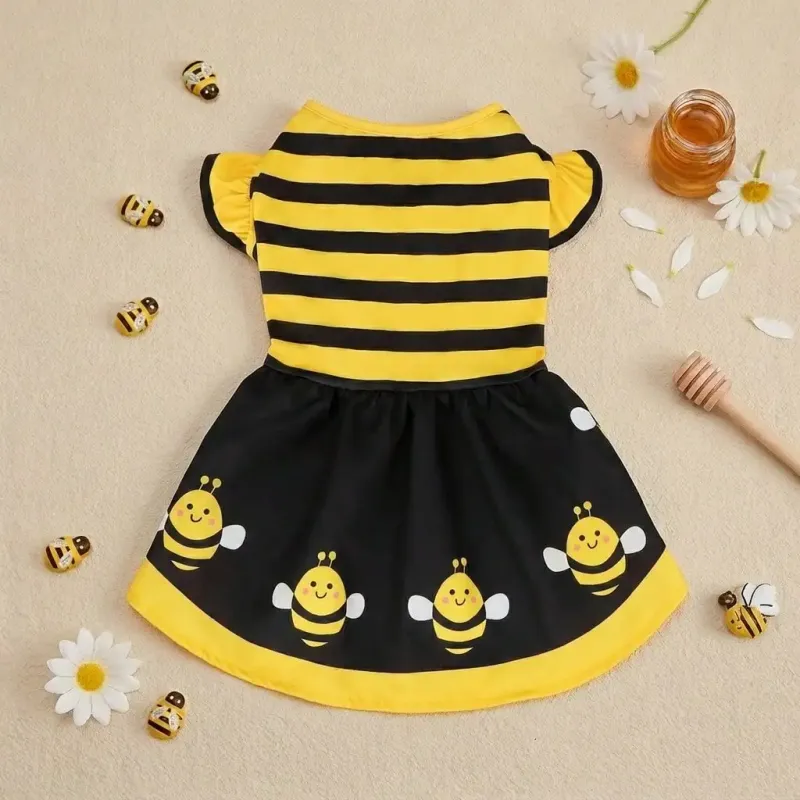 Cute Bee Dog Costume Outfit 6