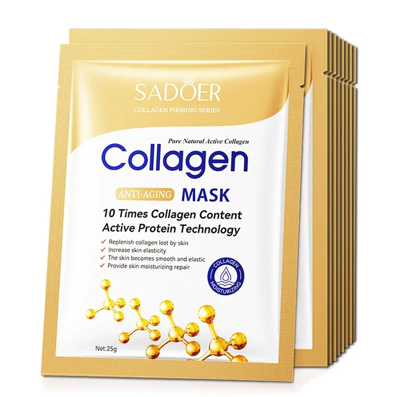 20pcs Hyaluronic Acid Collagen Face Masks 2