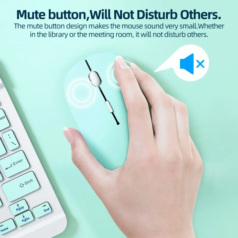 Silent Bluetooth Wireless Mouse 4