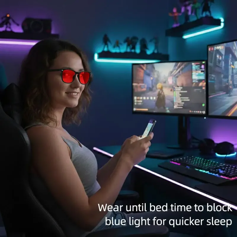 Red Lens Blue Light Blocking Glasses 6