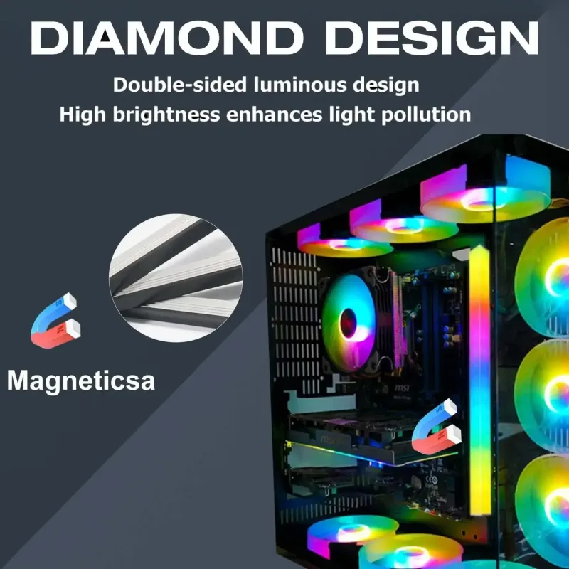 5V ARGB 3-Pin Header RGB Light Strip 6