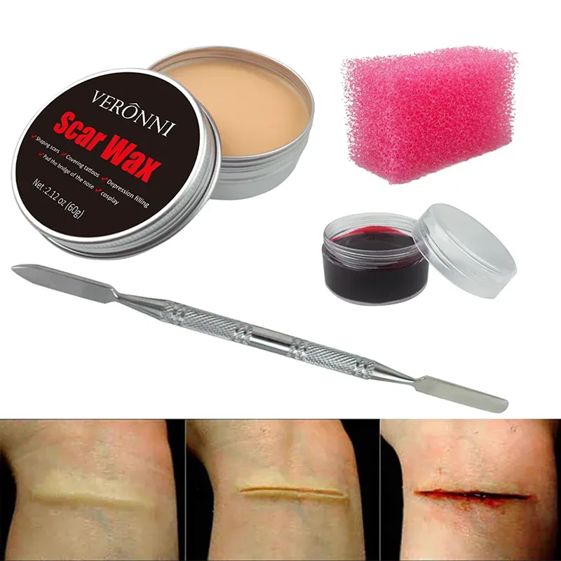 Halloween SFX Makeup Kit with Fake Blood 3