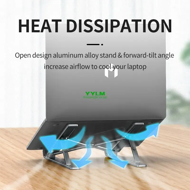 YYLM N3 Aluminum Foldable Laptop Stand 3