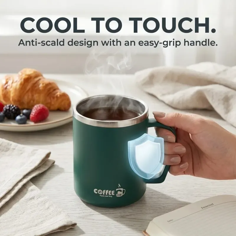 304 Stainless Steel Insulated Thermal Mug 5