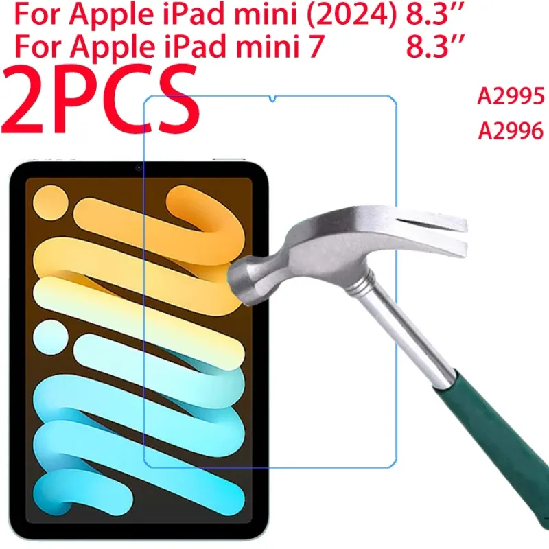 iPad Mini 7 2024 Tempered Glass 2-Pack 1