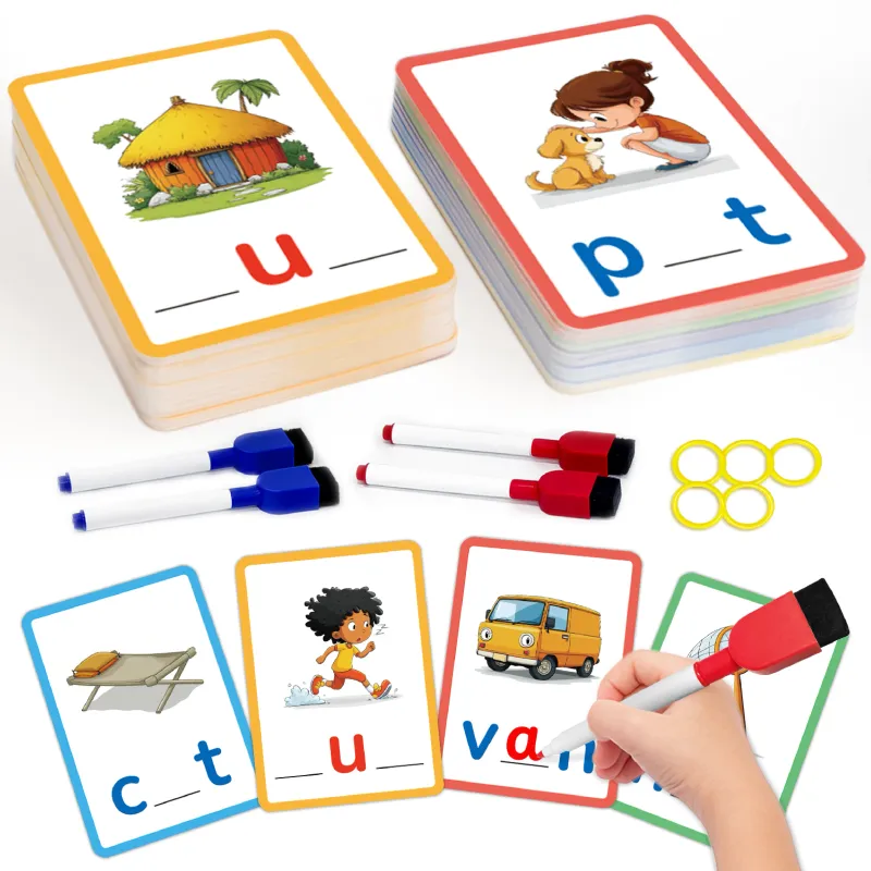 CVC Word Flash Cards Educational Toy 1