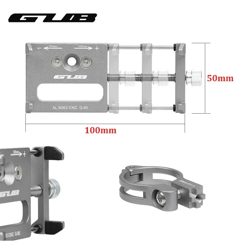 GUB G85 Aluminum Bike Phone Holder 3