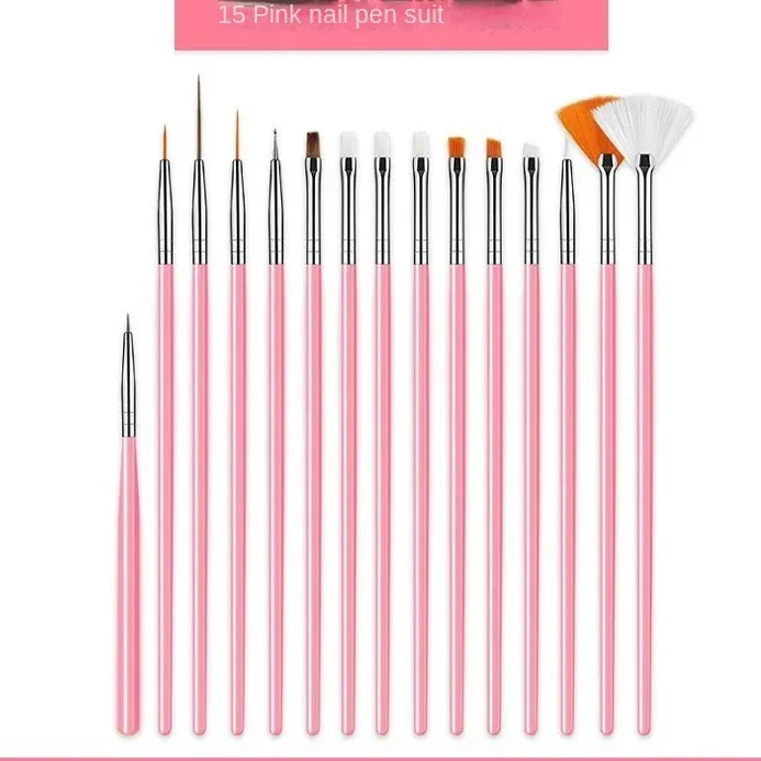 15-Piece Nail Art Brush Set 2