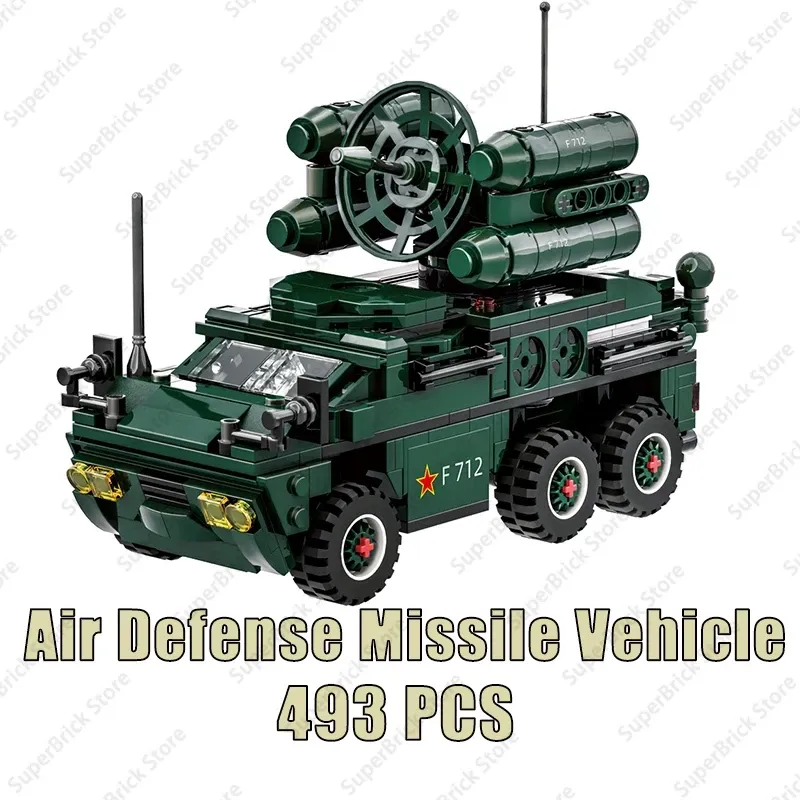 Military Humvee Armor Building Blocks Set 4