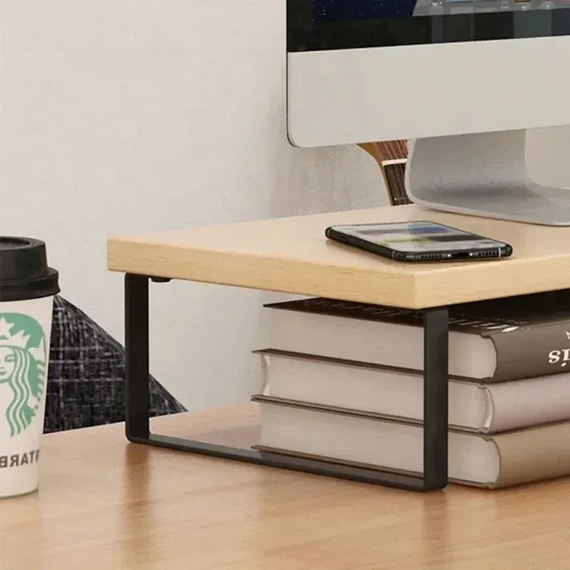 Monitor Stand Riser with Storage Rack 2