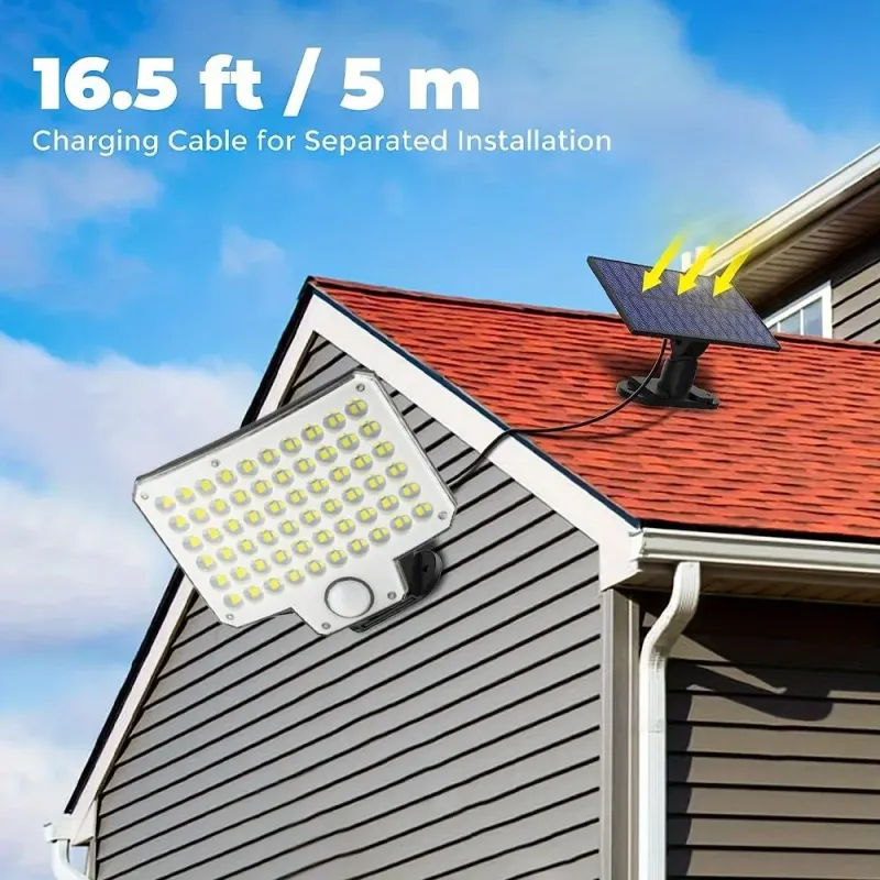 Solar Motion Sensor Flood Light 4