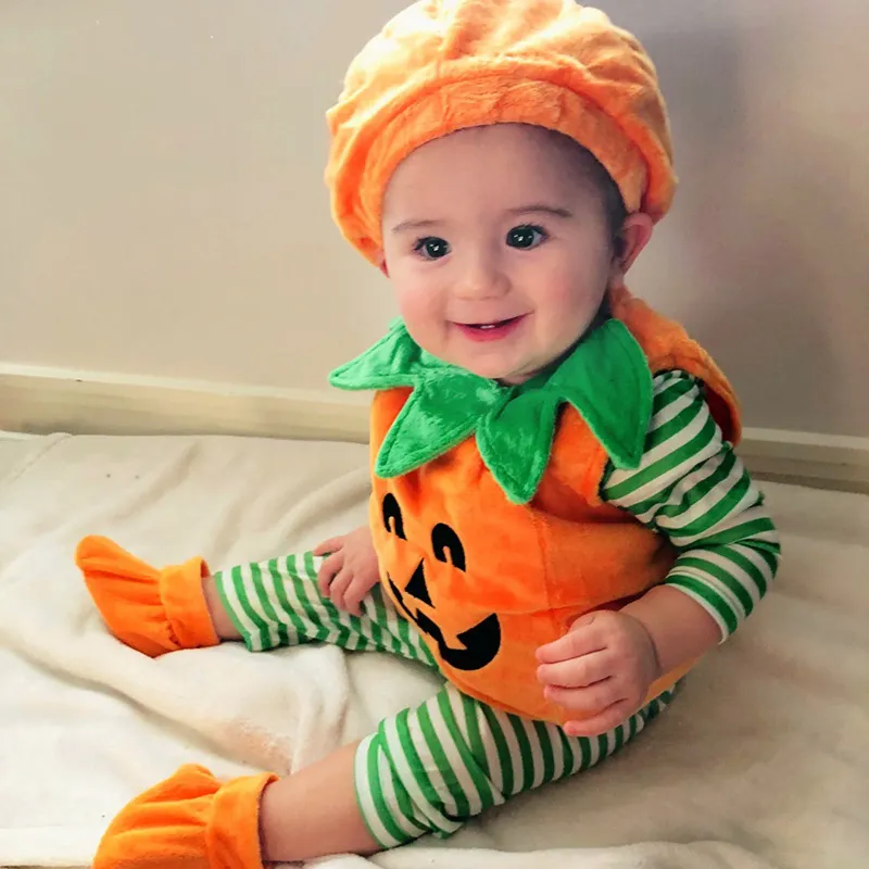 Kids Halloween Pumpkin Costume 1