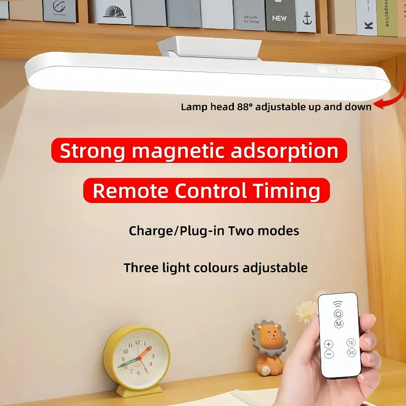 Magnetic LED Desk Lamp USB Rechargeable 3