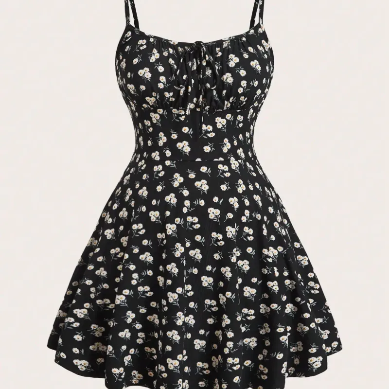 Floral Sleeveless Camisole Dress 3