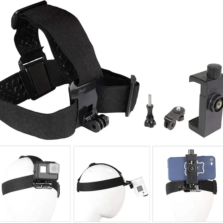 Head Strap Selfie Stick & Tripod Mount 4