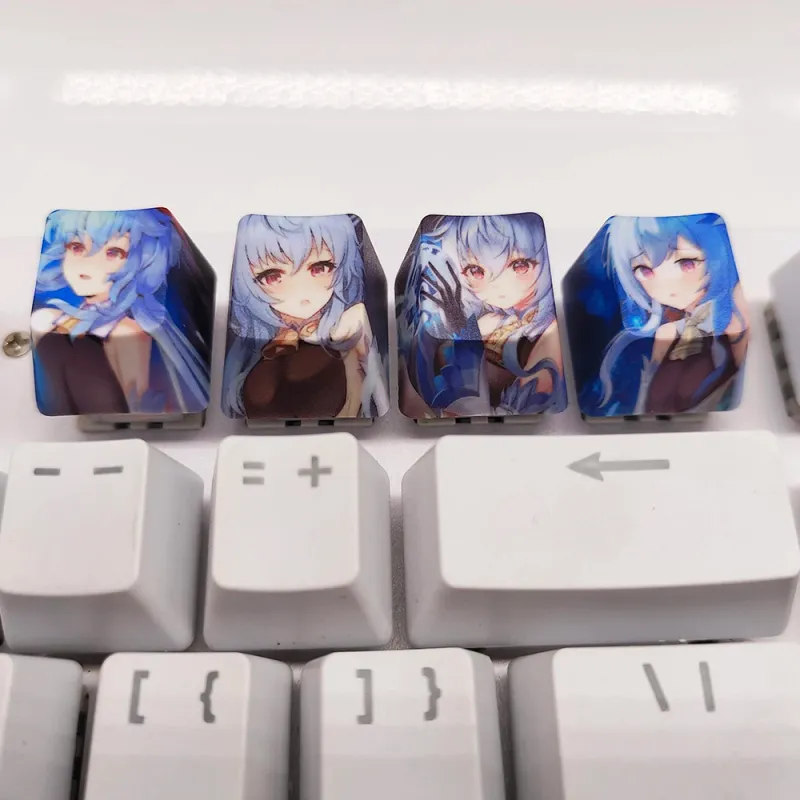 4-Key Anime PBT Keycap Set 4