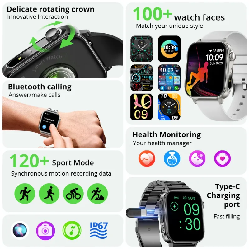 COLMI P80 Bluetooth Call Smartwatch 3
