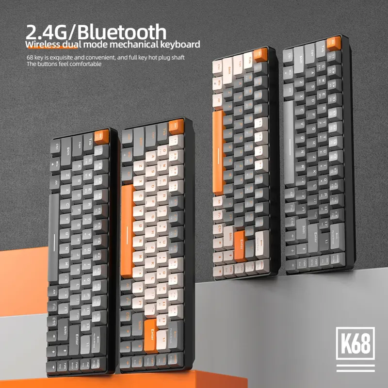 K68 Mini Wireless Mechanical Keyboard 4
