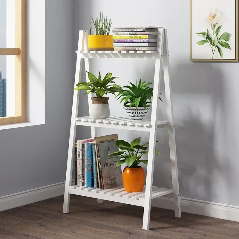 3-Tier Wood Plant Stand 5