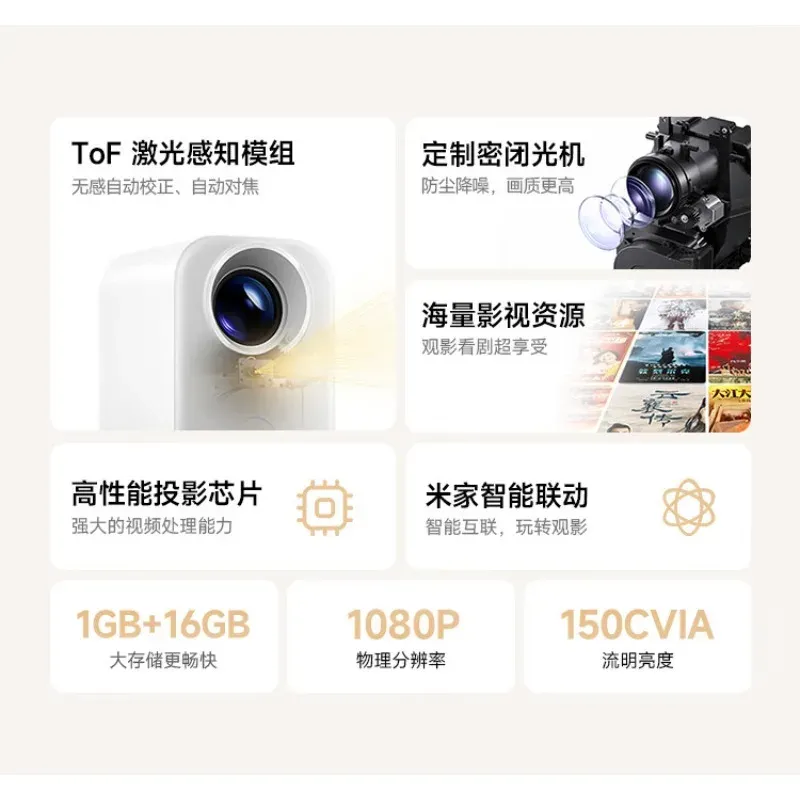 Portable 1080P Mini Projector 6