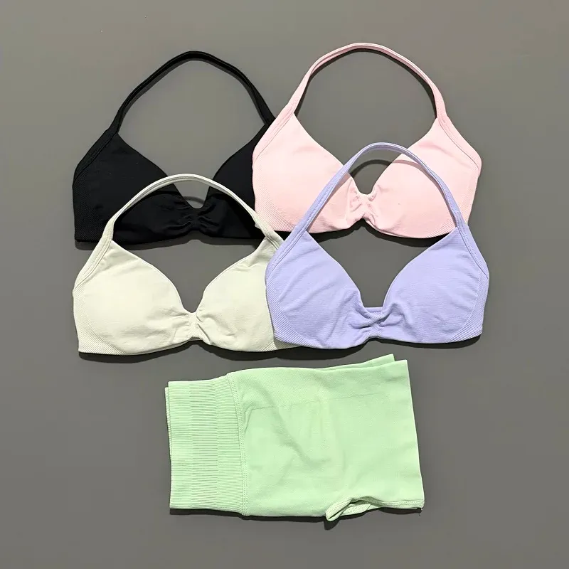 Women's Seamless Yoga Gym Set 2-Piece 3