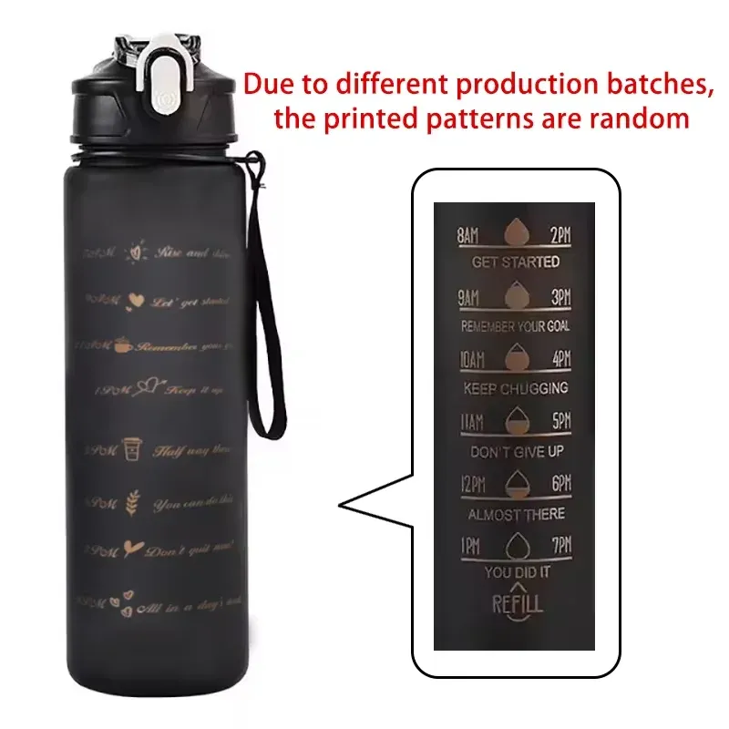 700ml Rainbow Sports Straw Water Bottle 3
