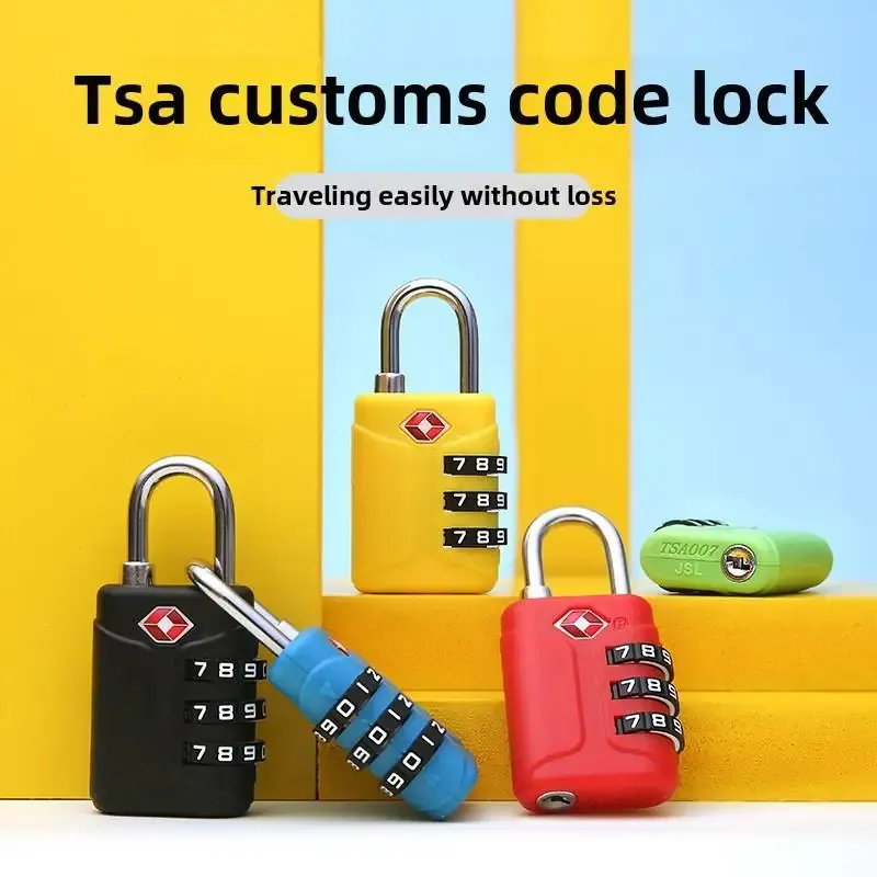 Трёхцифровой комбинированный замок TSA для багажа 2