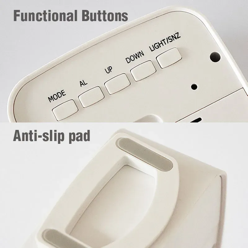 Touch Control Digital Desk Clock 5