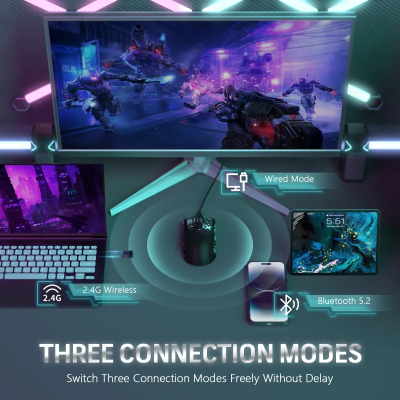 Attack Shark X11 Lightweight Wireless Gaming Mouse 3
