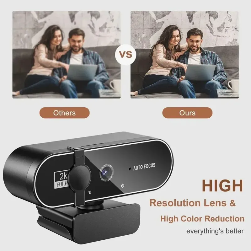 4K Autofocus Webcam with Microphone 5