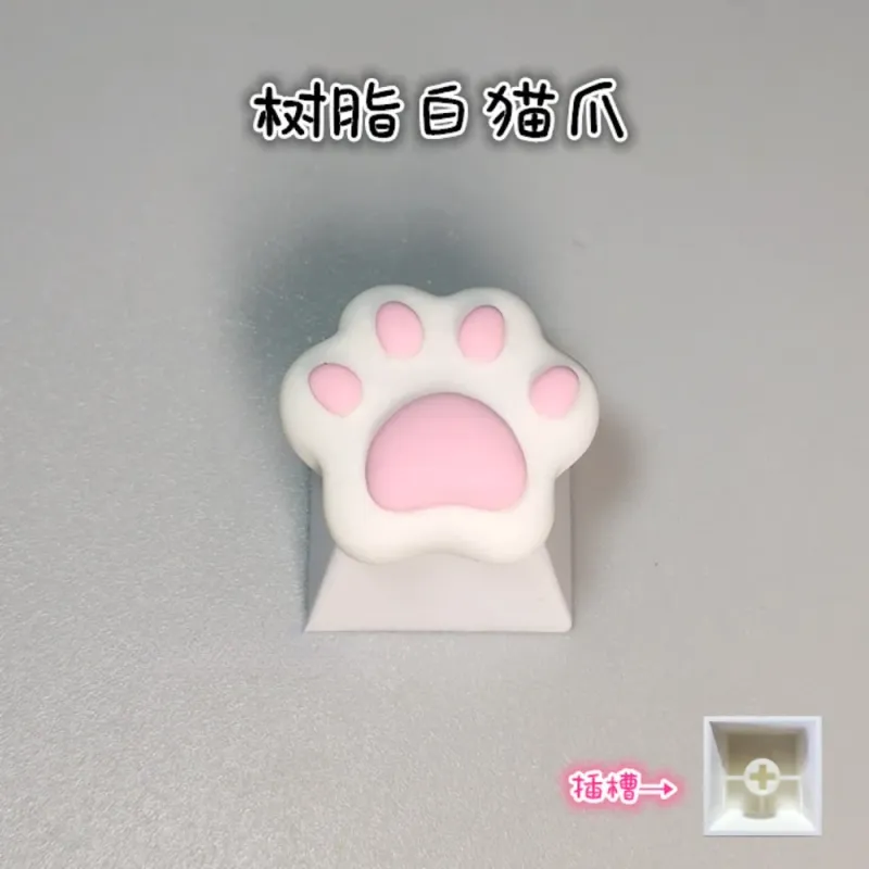 Anime Cat Girl Pink PBT Keycaps 6