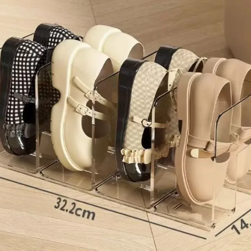 4-Section Clear Purse Organizer Stand 3