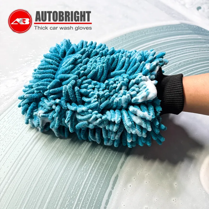 Chenille Double Sided Car Wash Mitt 1