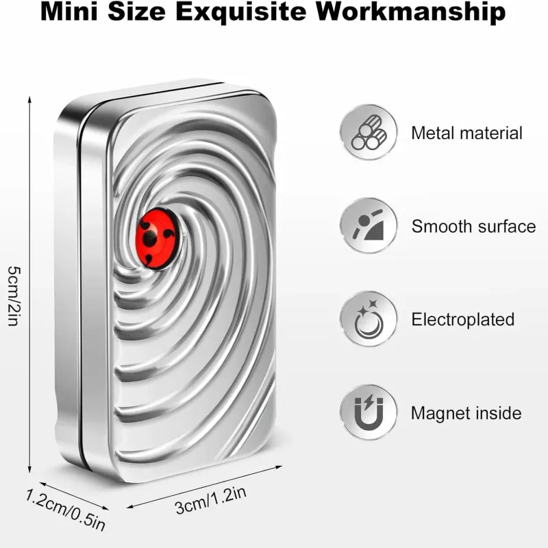 Metal Magnetic Fidget Slider Stress Relief Toy 5