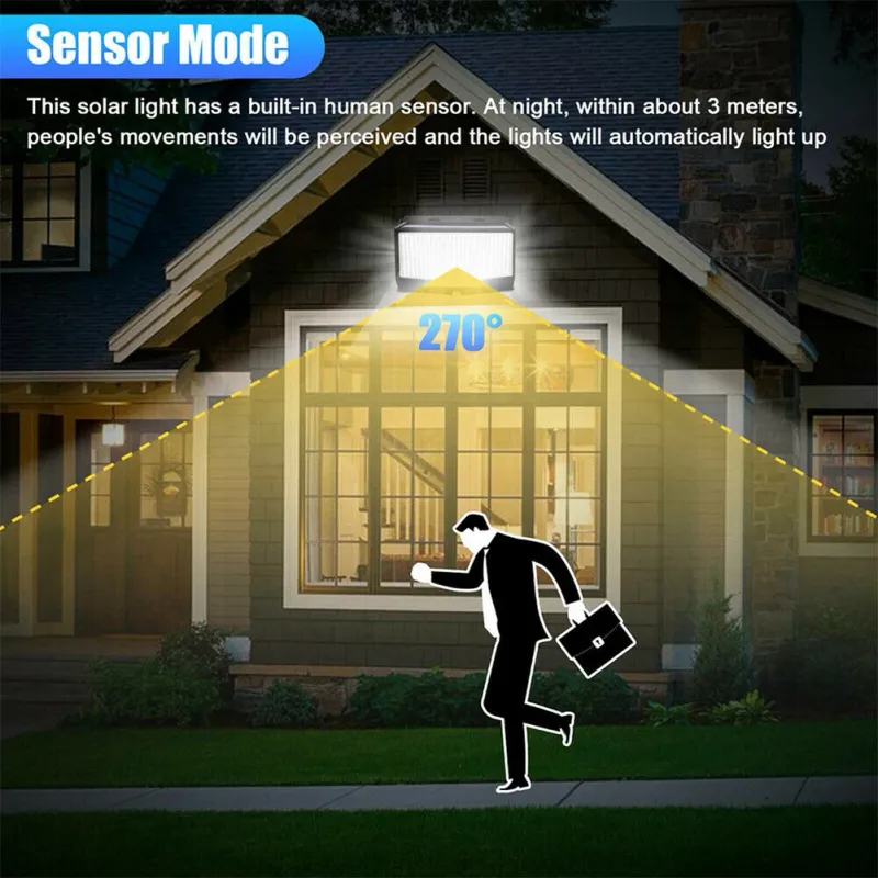 468 Solar Motion Sensor Wall Lamp 2