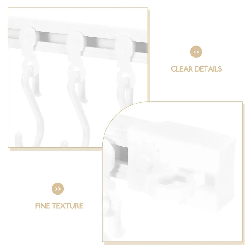 Heavy Duty Sliding Rail Hooks (4-Set) 2