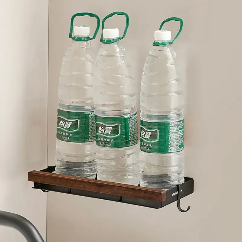 Walnut Corner Bathroom Shelf 2