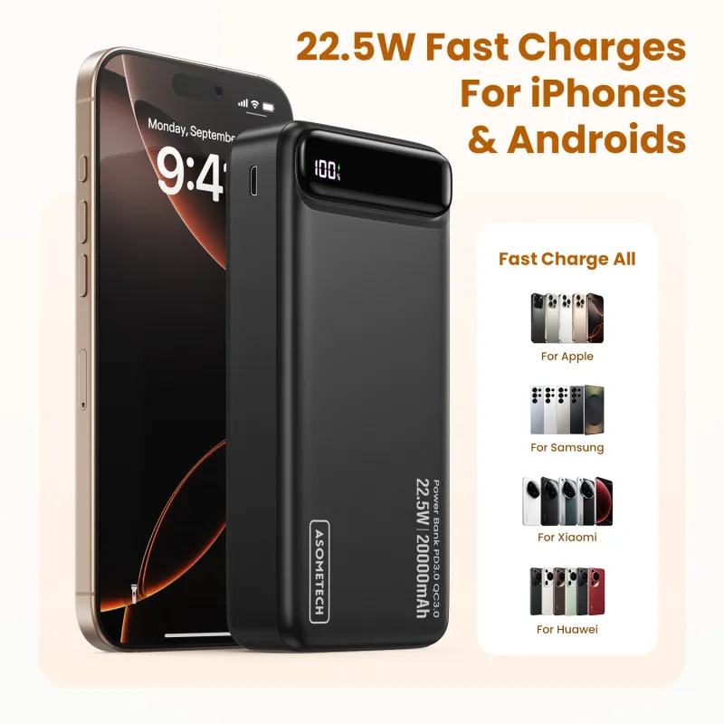 20000mAh 22.5W PD Fast Charge Power Bank 2